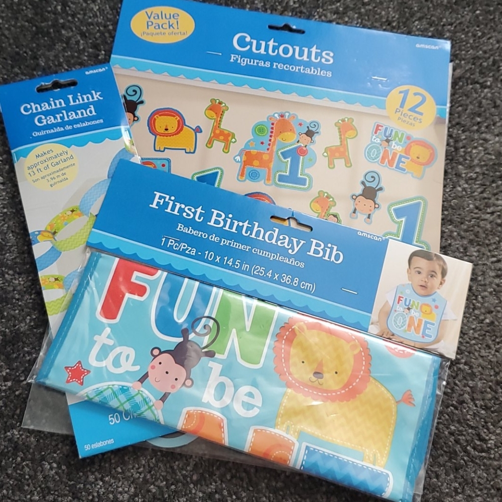 Fun to be one animal cutouts & paper chain